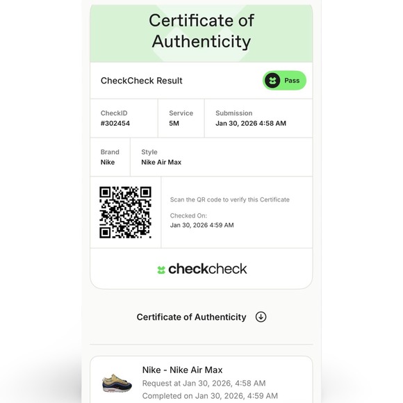 Nike Air Max 1/97 Sean Wotherspoon 2018 Corduroy AJ4219-400 Sz 15 Rare Authentic - Picture 4 of 12